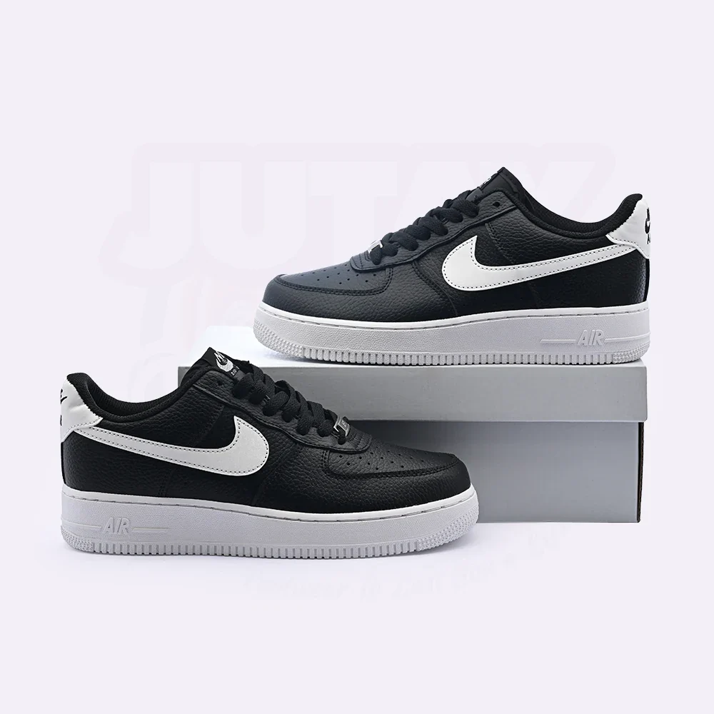 AIRFORCE 1 - BLACK WHITE ( CUSTOMIZED) - Image 2