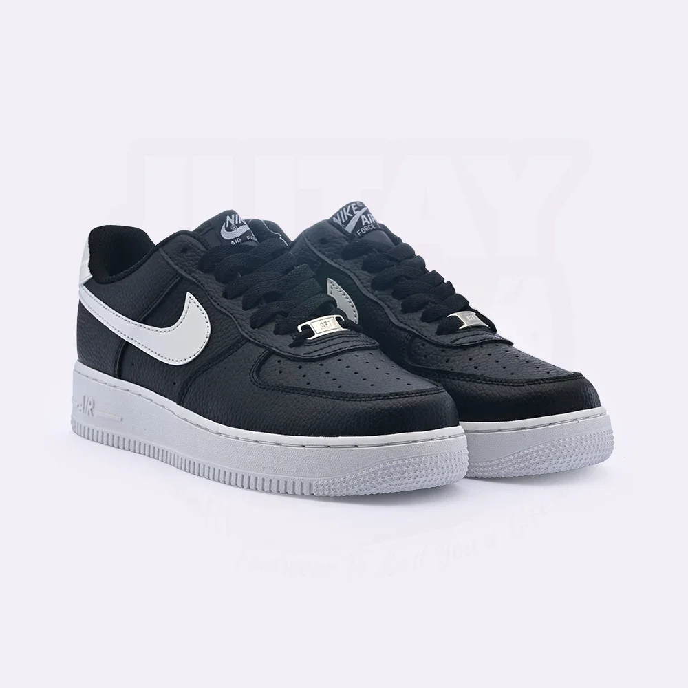 AIRFORCE 1 - BLACK WHITE ( CUSTOMIZED) - Image 5