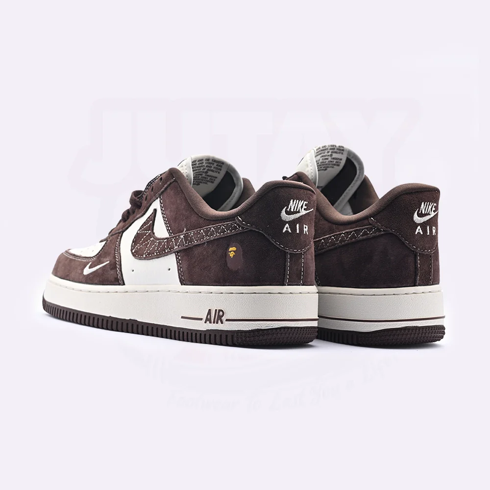 AIRFORCE 1 - BROWN SUEDE (CUSTOMIZED) - Image 6