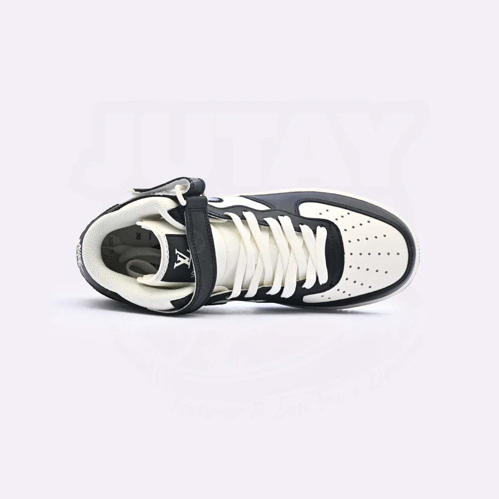 AIRFORCE 1 MIDS - BLACK WHITE - Image 3