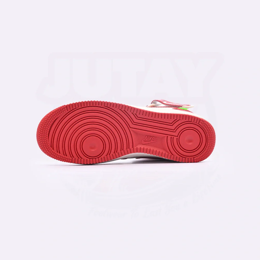 AIRFORCE 1 MIDS - WHITE RED - Image 4