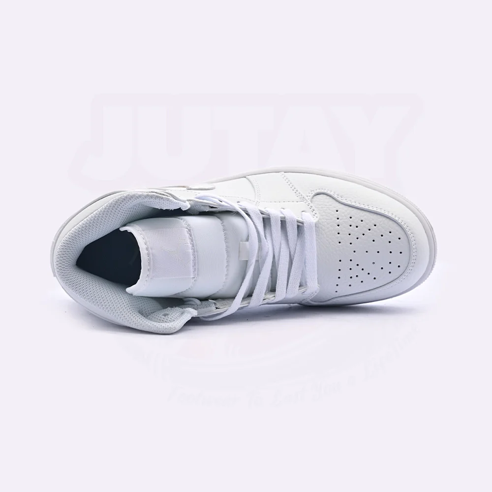 AJ 1 MIDS - ALL WHITE (PREMIUM) - Image 3
