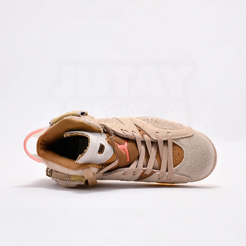 AJ 6 - BRITISH KHAKI ( REAL SUEDE) - Image 2