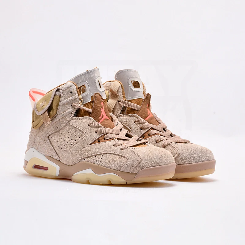 AJ 6 - BRITISH KHAKI ( REAL SUEDE) - Image 5