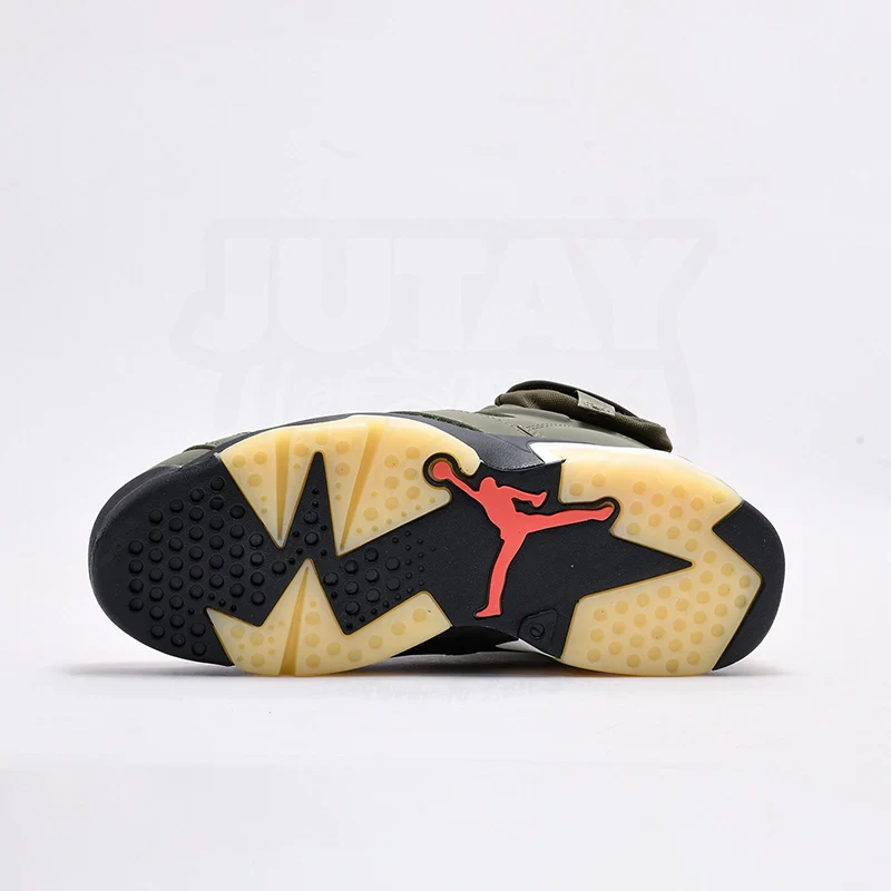 AJ 6 - OLIVE ( REAL SUEDE) - Image 3