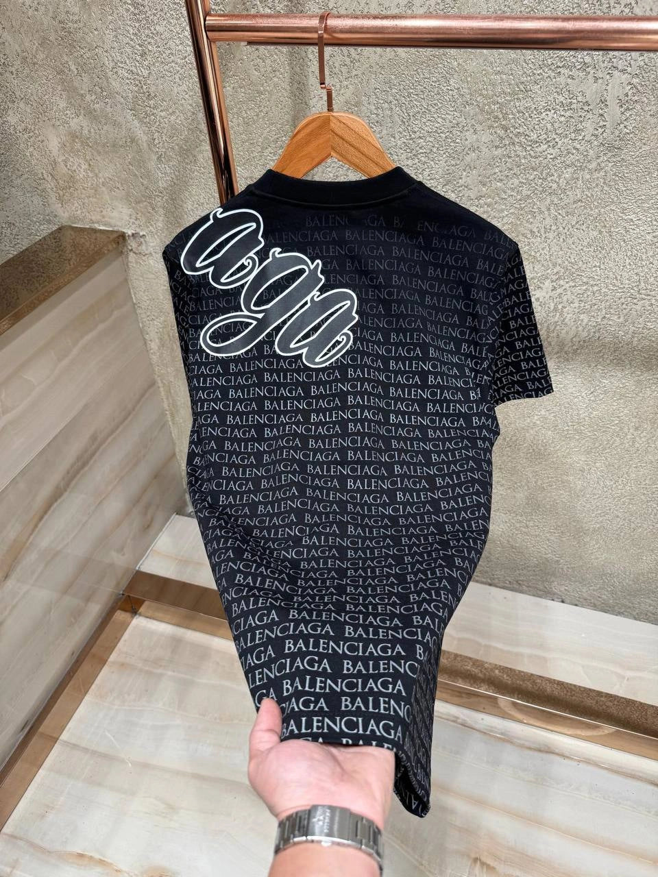 BALAENC T-shirt - Black (JU 147) - Image 2