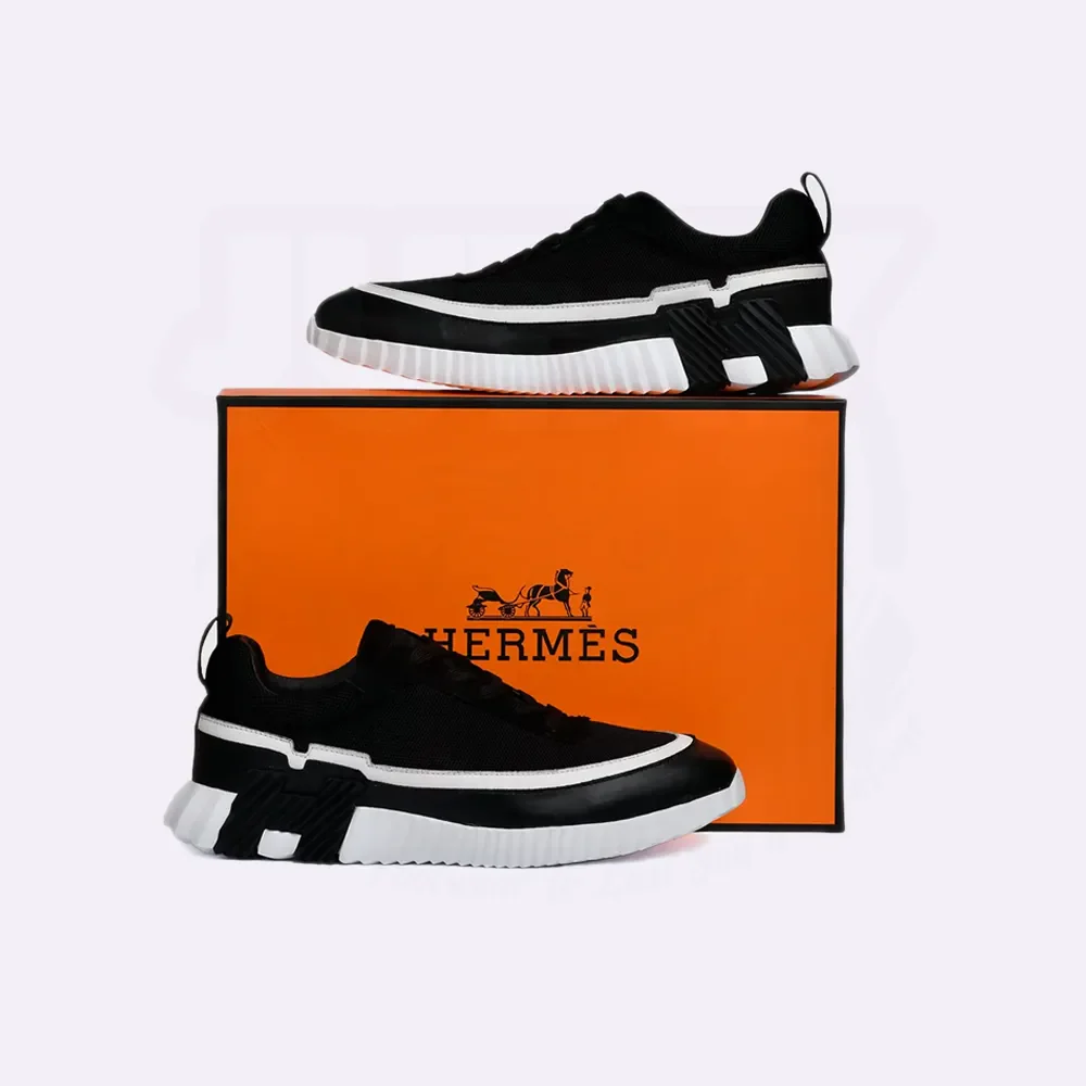 BOUNCING SNEAKER - BLACK WHITE - Image 6