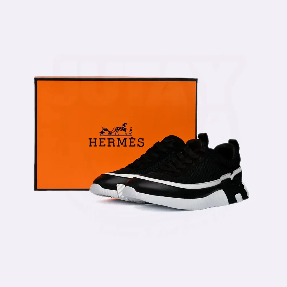 BOUNCING SNEAKER - BLACK WHITE - Image 8