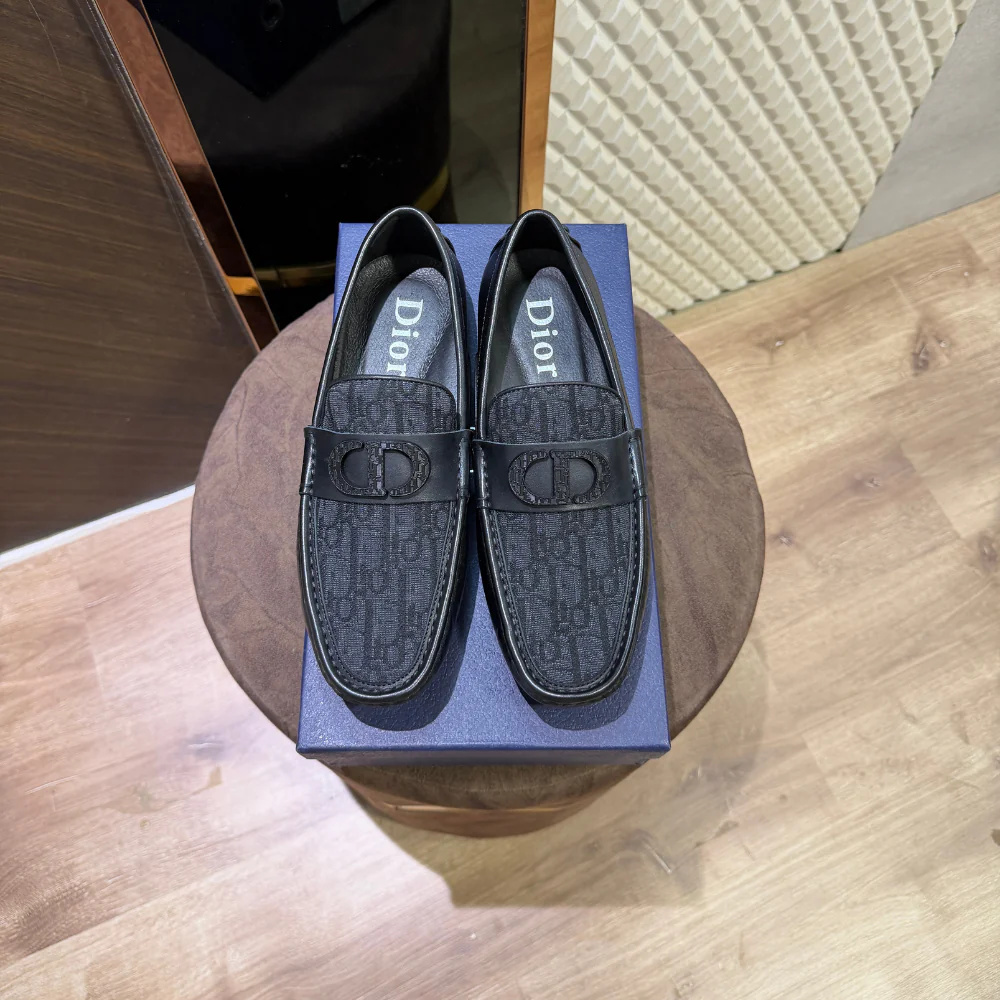 DIO LEATHER LOAFER - BLACK (SA008)