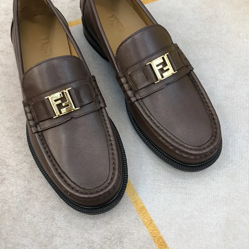 FEN DI SQUARED LOAFER - BROWN - Image 5