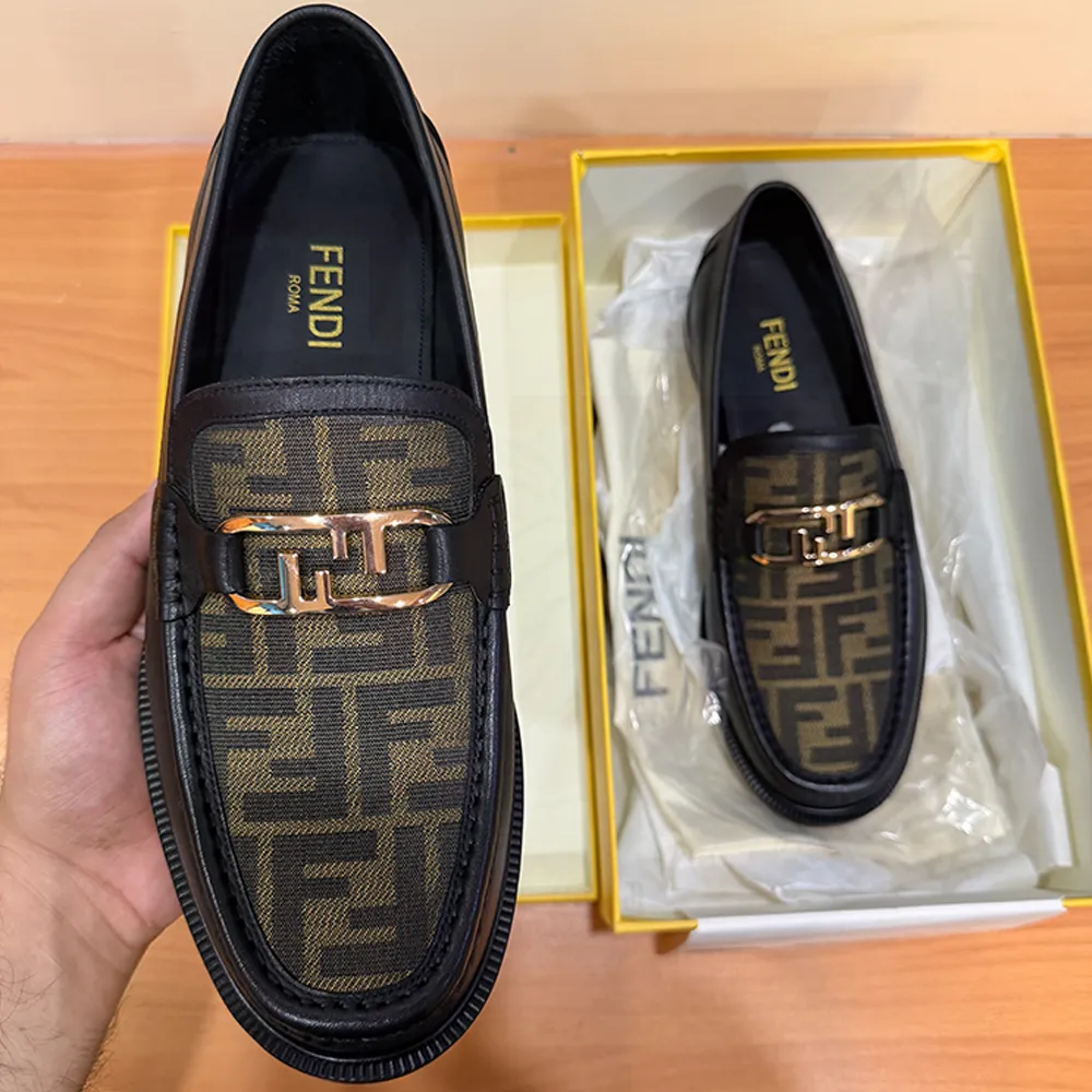FEND MAJOR LOAFER - BROWN PRINT - Image 2