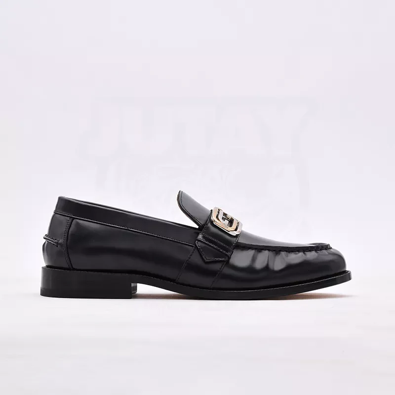 GG BUCKLE LOAFER - BLACK - Image 13