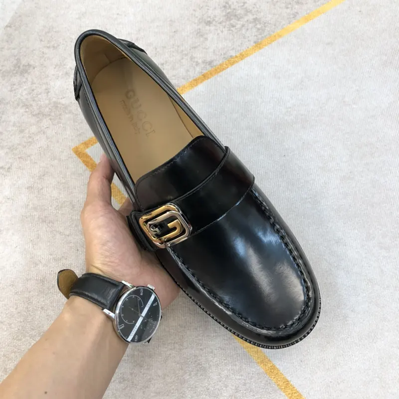GG BUCKLE LOAFER - BLACK - Image 4