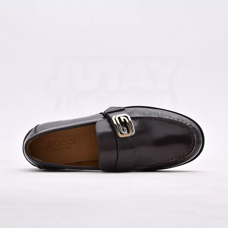 GG BUCKLE LOAFER - BROWN - Image 14