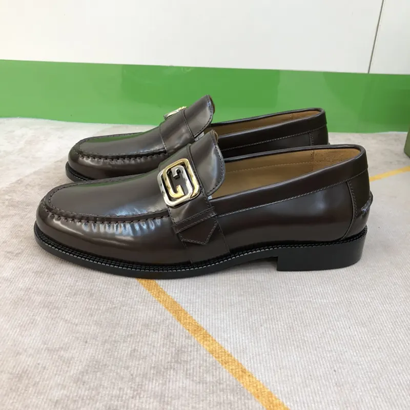 GG BUCKLE LOAFER - BROWN - Image 4