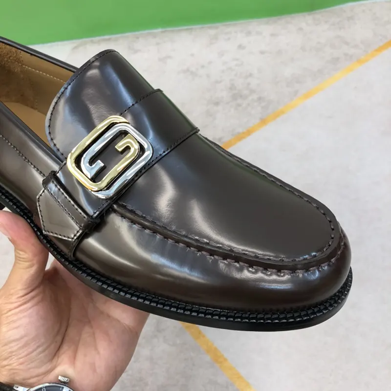 GG BUCKLE LOAFER - BROWN - Image 6