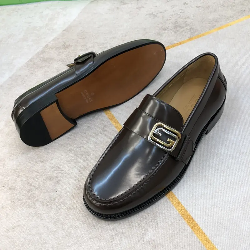 GG BUCKLE LOAFER - BROWN - Image 9