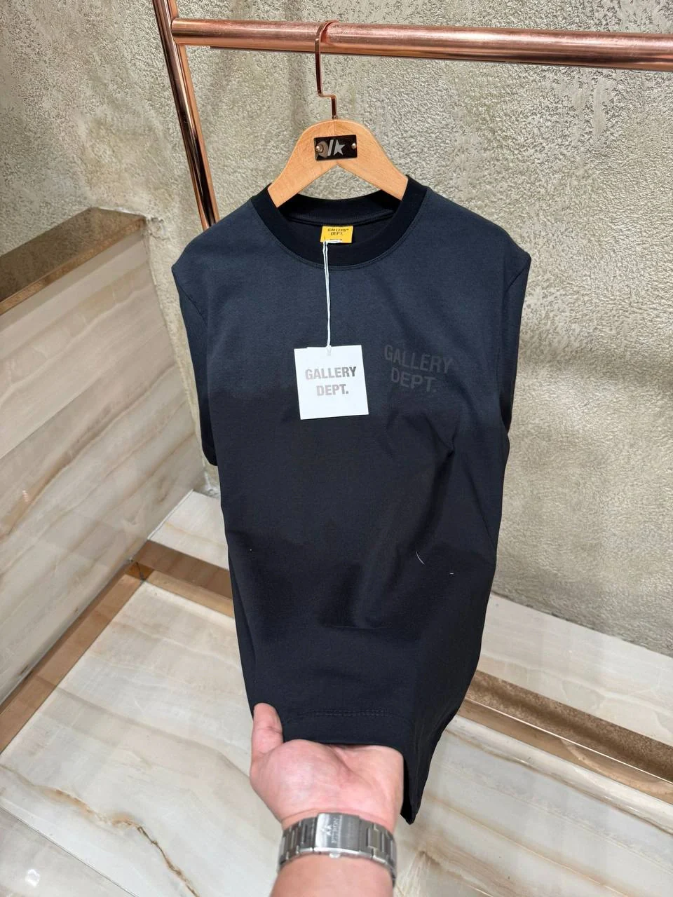 Gallery Dept T-shirt - Black (JU 155)