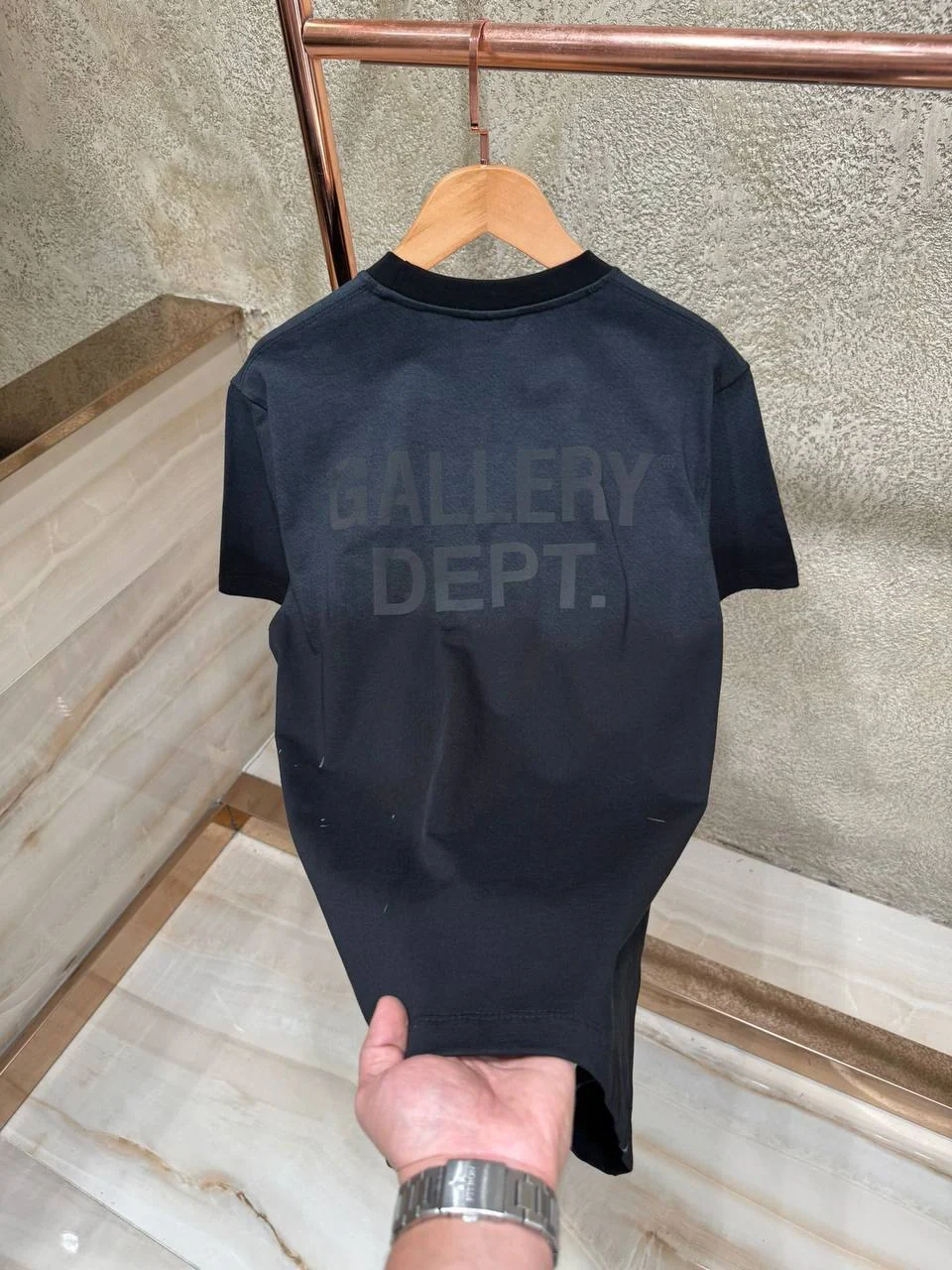 Gallery Dept T-shirt - Black (JU 155) - Image 2