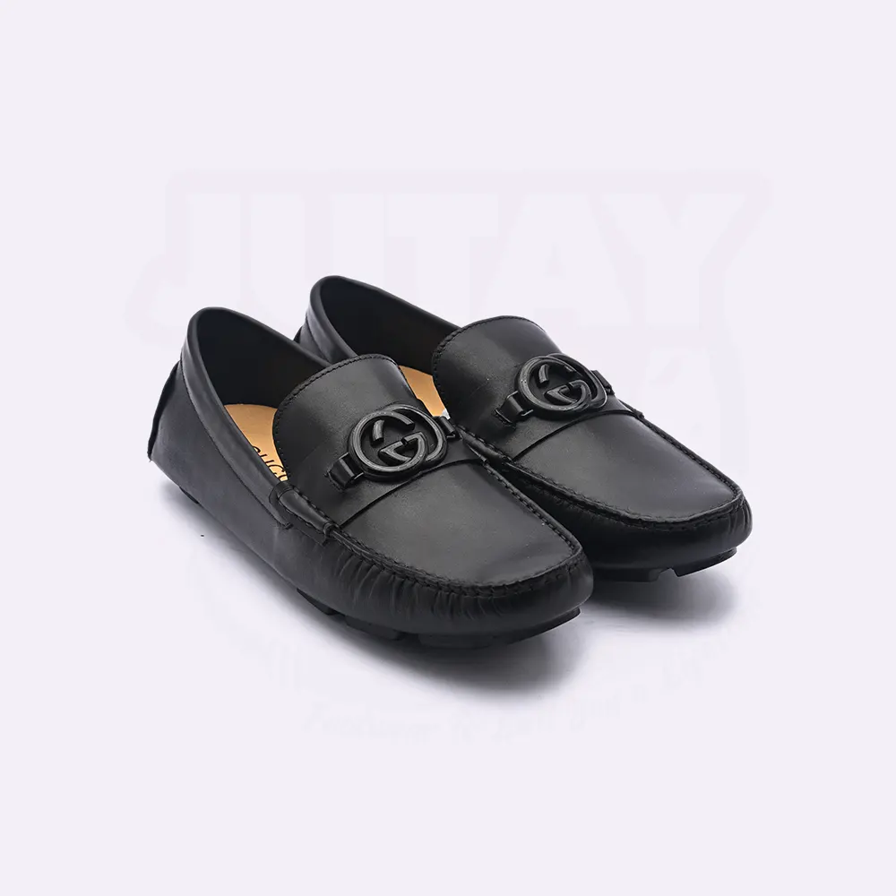 GUCC LEATHER LOAFER - BLACK (SA006) - Image 6