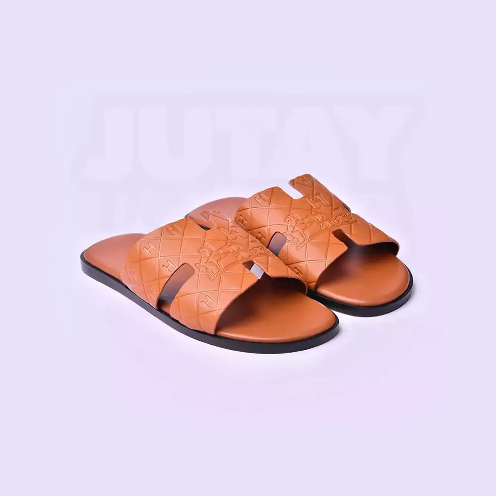 H IZMIR SLIDE - TAN (EMBOSSED) - Image 5