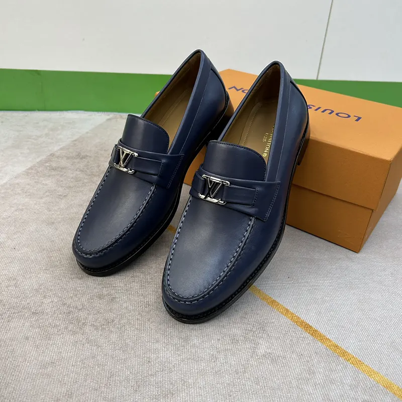 L V LOAFER - BLUE - Image 3