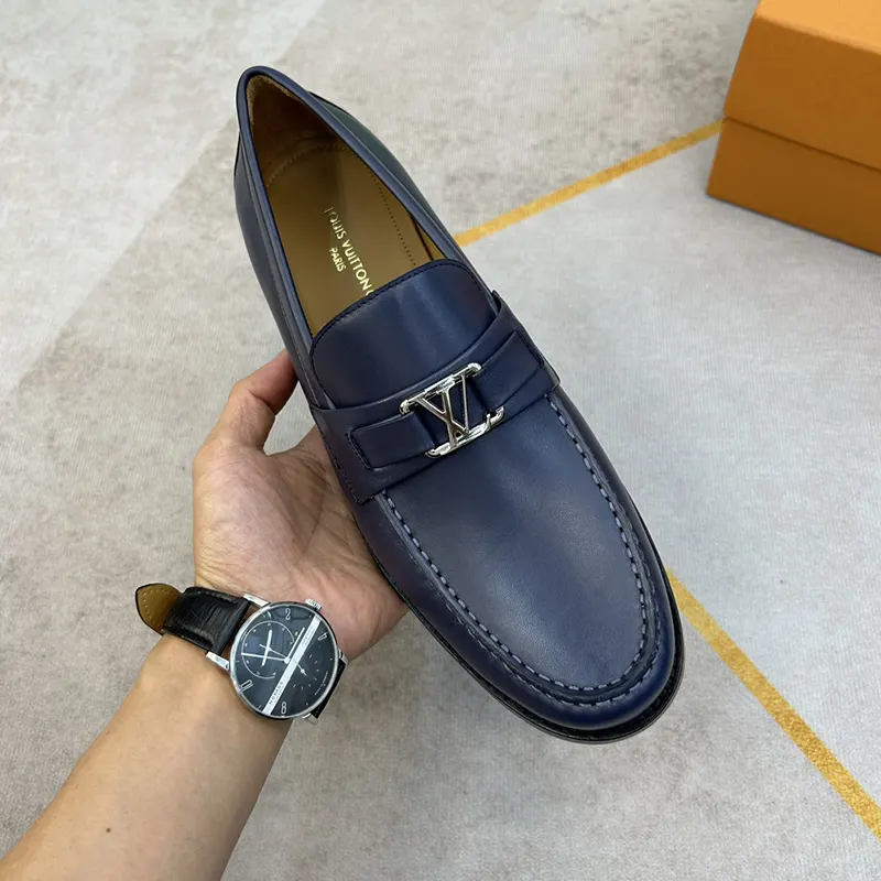 L V LOAFER - BLUE - Image 5
