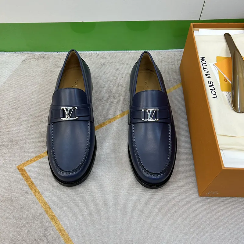 L V LOAFER - BLUE - Image 6