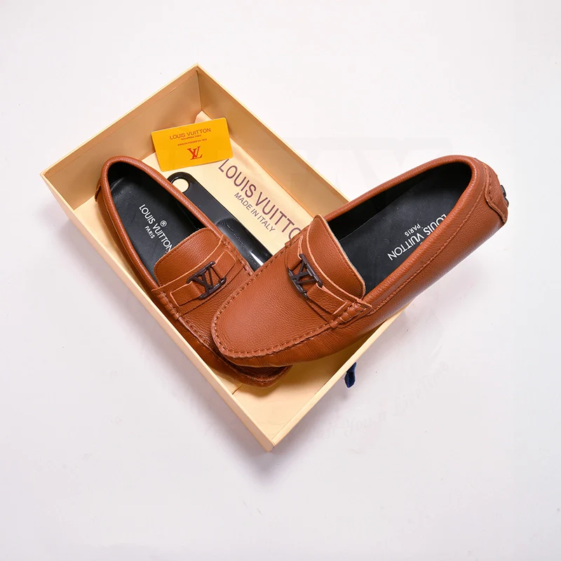 L V LOAFER- BROWN (LEATHER) - Image 5
