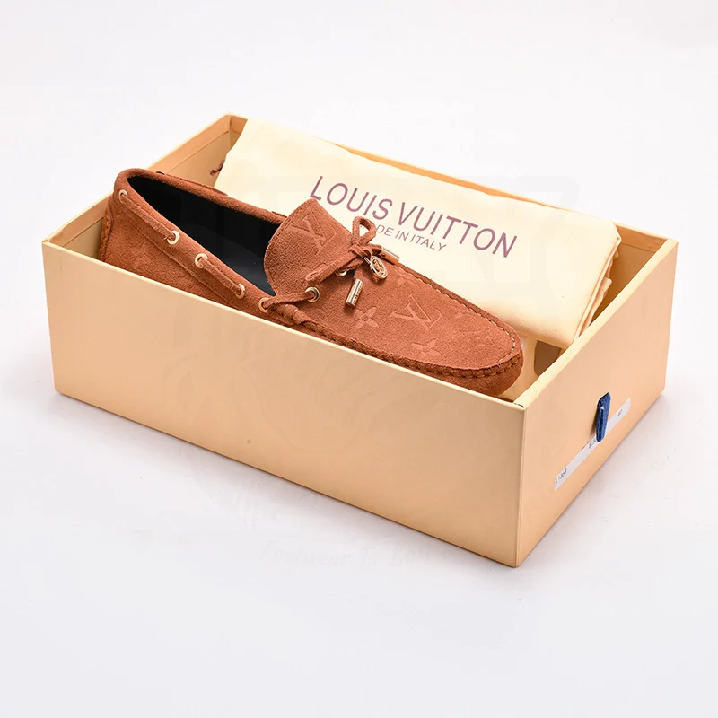 L V LOAFER- BROWN (SUEDE) - Image 6