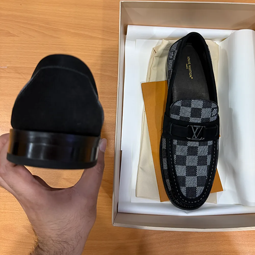 L V MAJOR LOAFER - GRAPHITE PATTERN (A1103) - Image 4