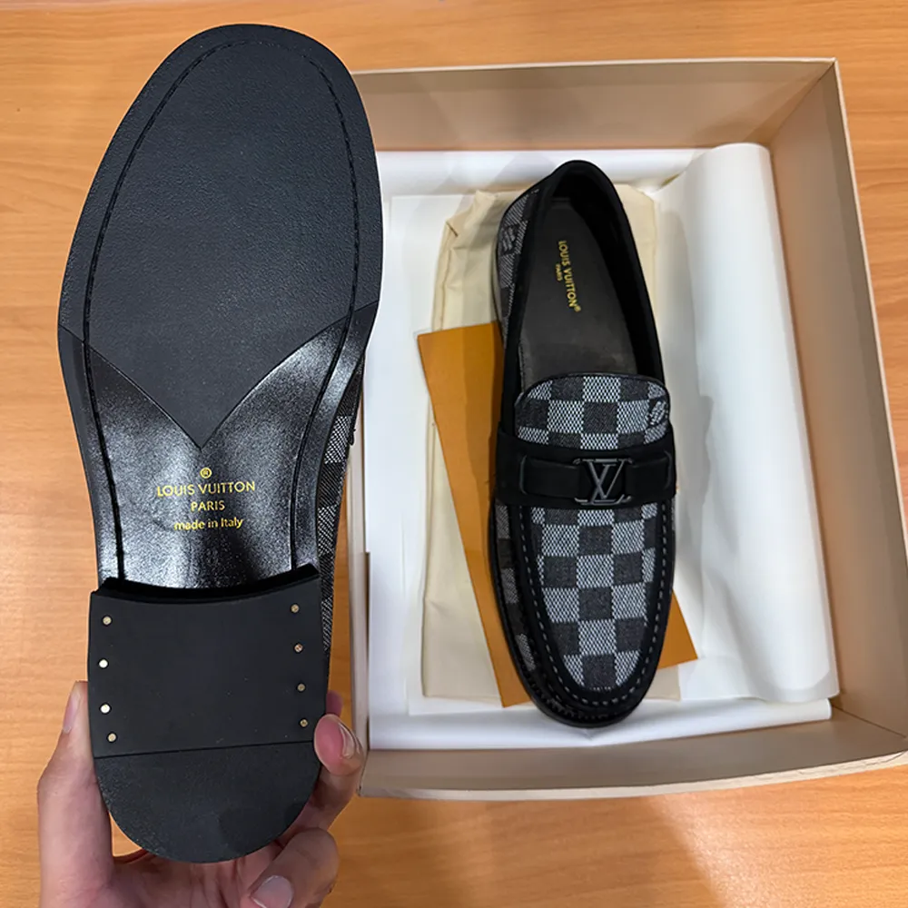 L V MAJOR LOAFER - GRAPHITE PATTERN (A1103) - Image 6