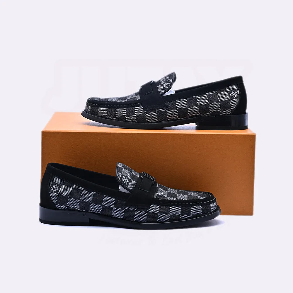 L V MAJOR LOAFER - GRAPHITE PATTERN (A1103) - Image 9