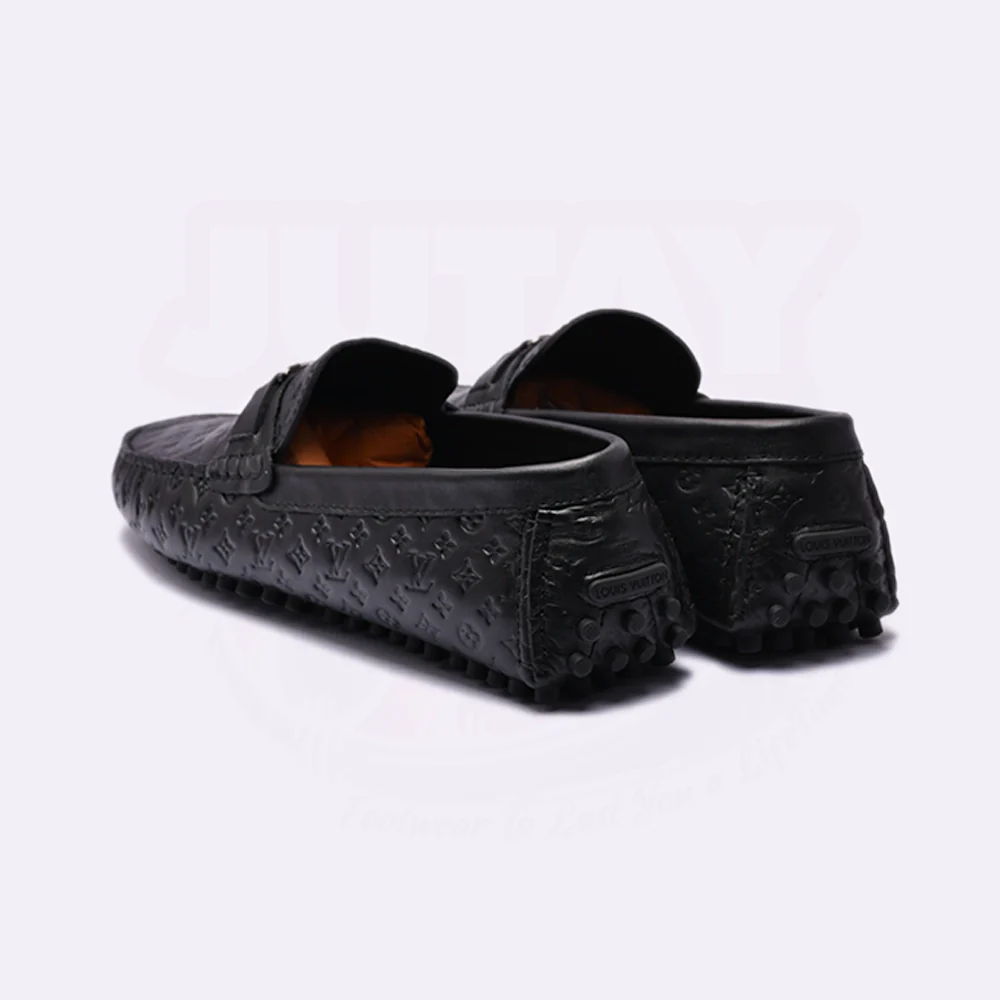 LOUI LEATHER LOAFER - BLACK EMBOSED (5210) - Image 6