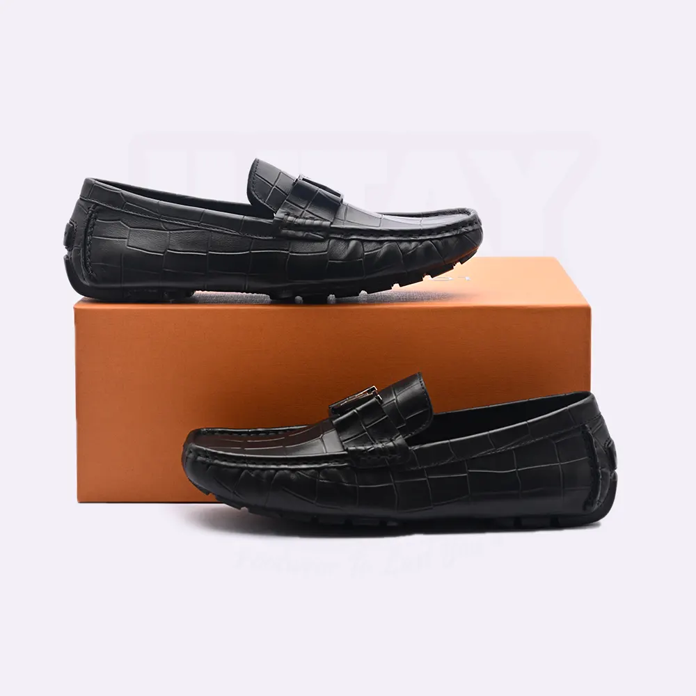 LOUI LEATHER LOAFER - BLACK (SA001) - Image 3