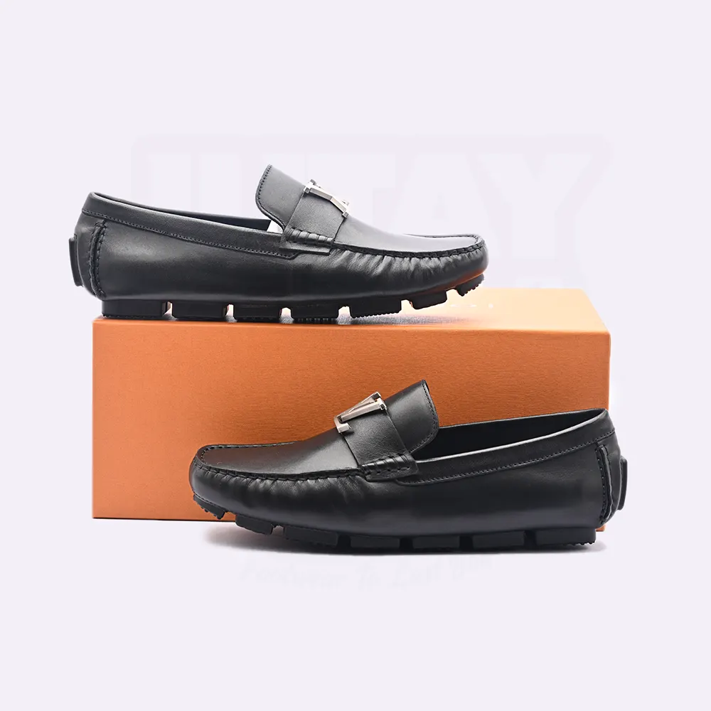 LOUI LEATHER LOAFER - BLACK (SA004) - Image 3