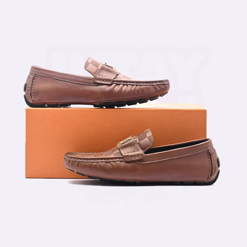 LOUI LEATHER LOAFER - BROWN (SA013) - Image 3