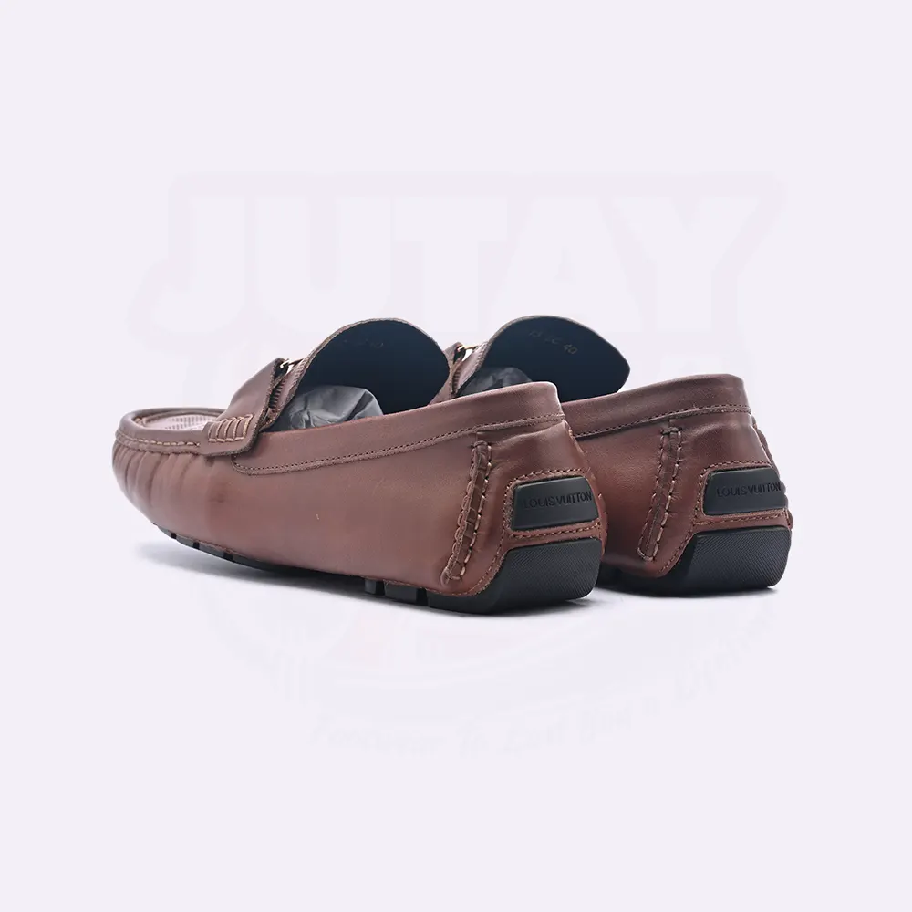LOUI LEATHER LOAFER - BROWN (SA013) - Image 6