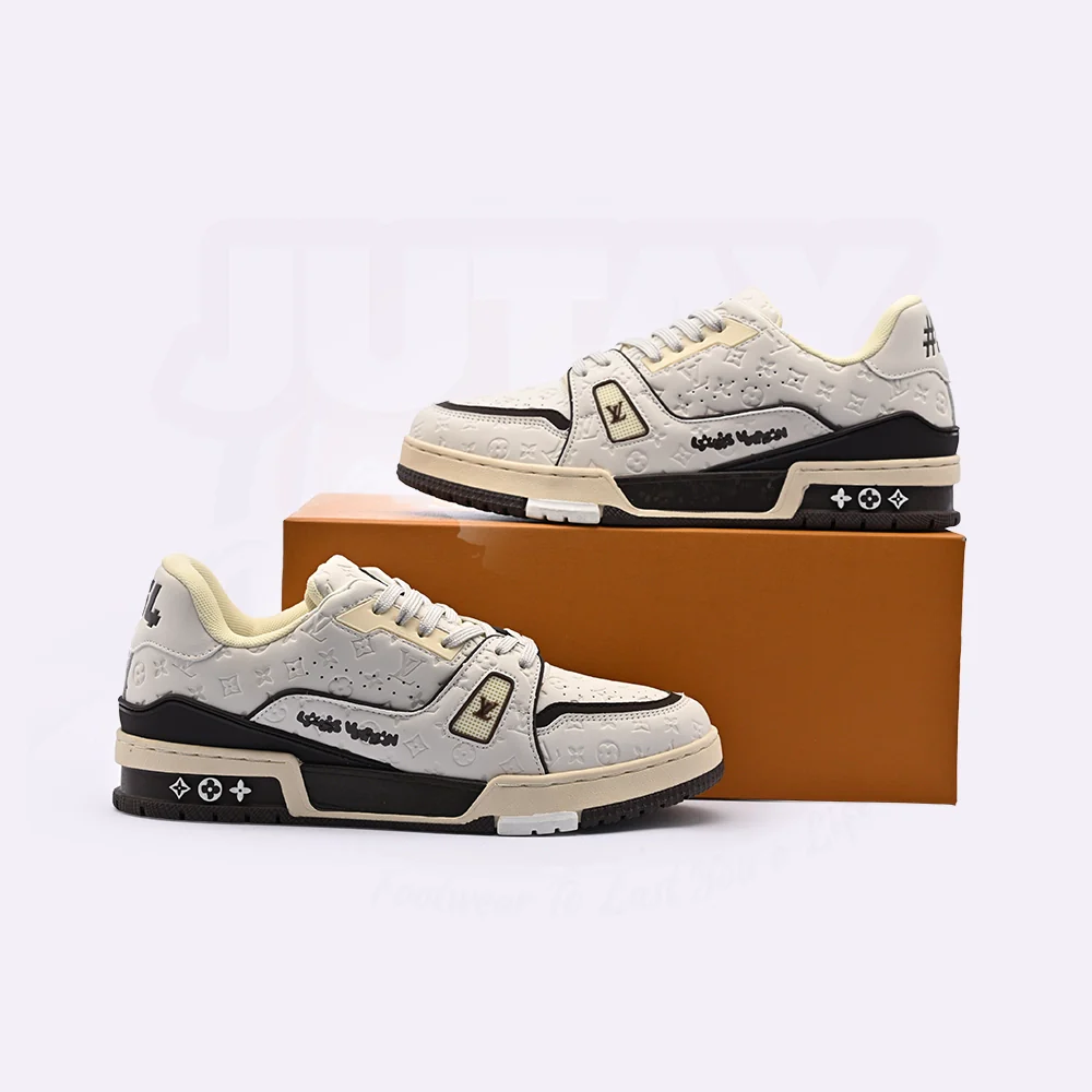 LOUI TRAINER - WHITE BROWN - Image 2