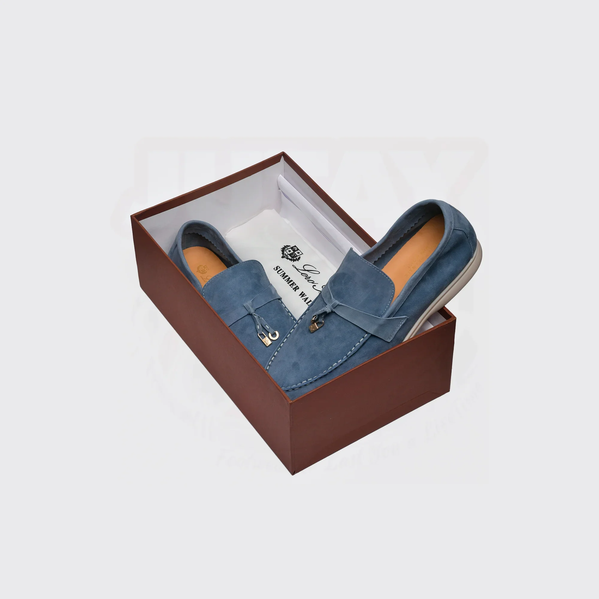 LP CHARMS - BLUE ( REAL SUEDE ) - Image 3