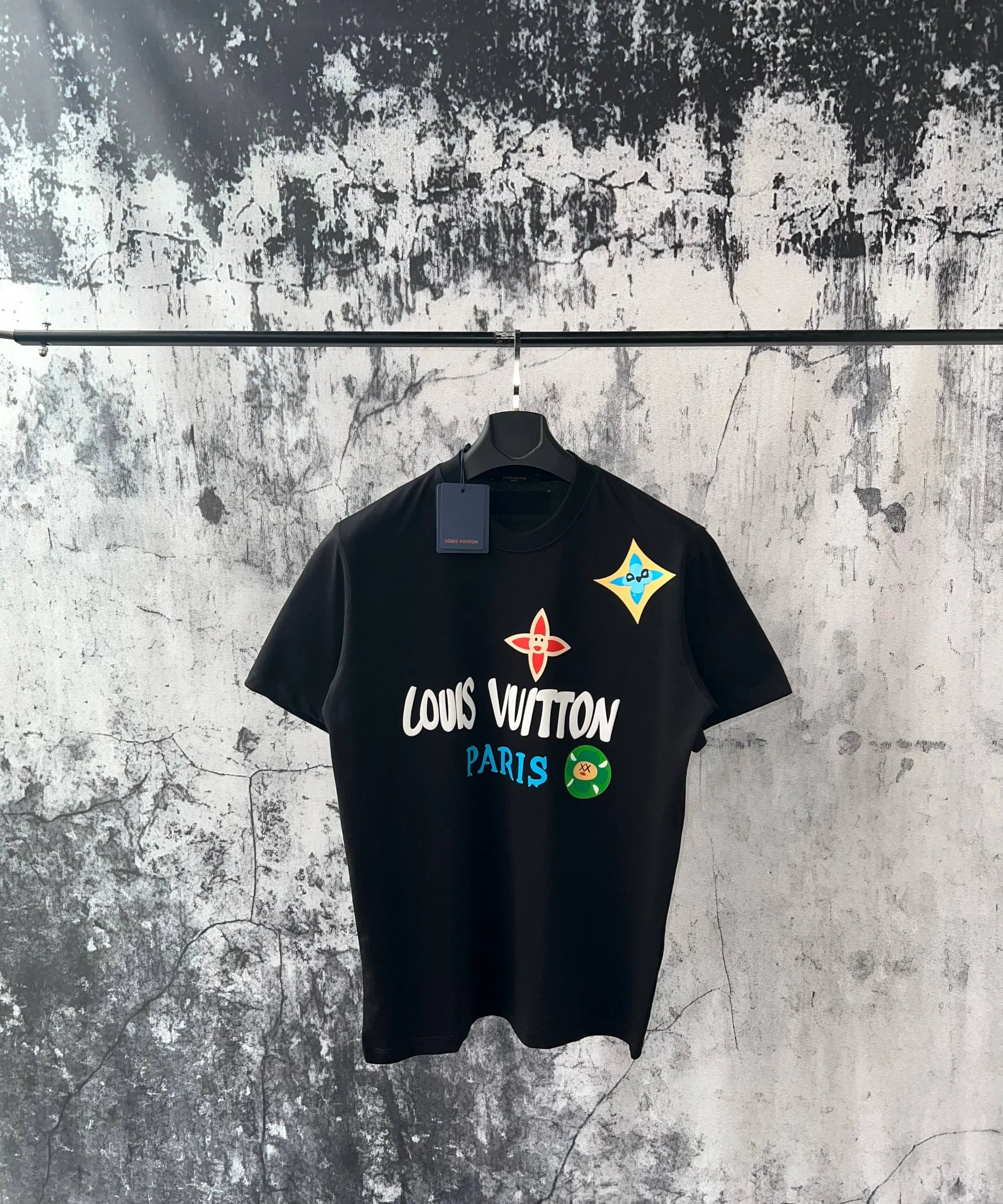 LV T-shirt - Black (JU 181)