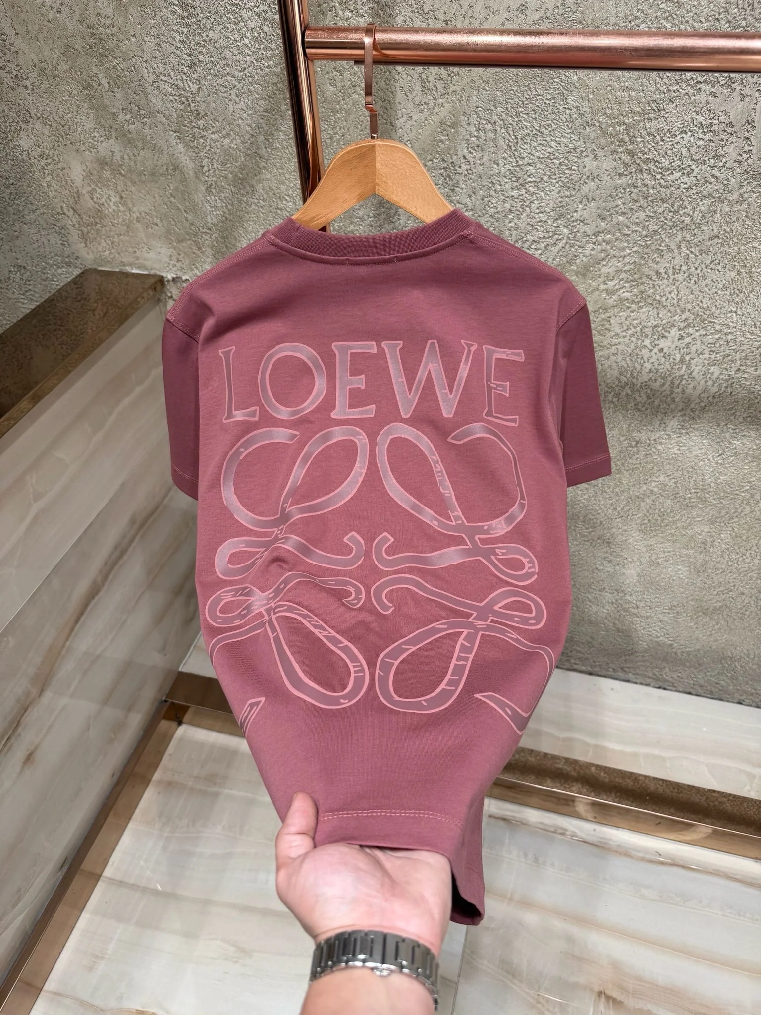 LOEW T-shirt - Dusty Rose (JU 162) - Image 2