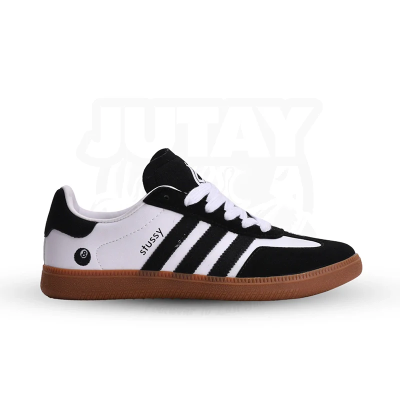 SAMBA X STUSSY - BLACK WHITE