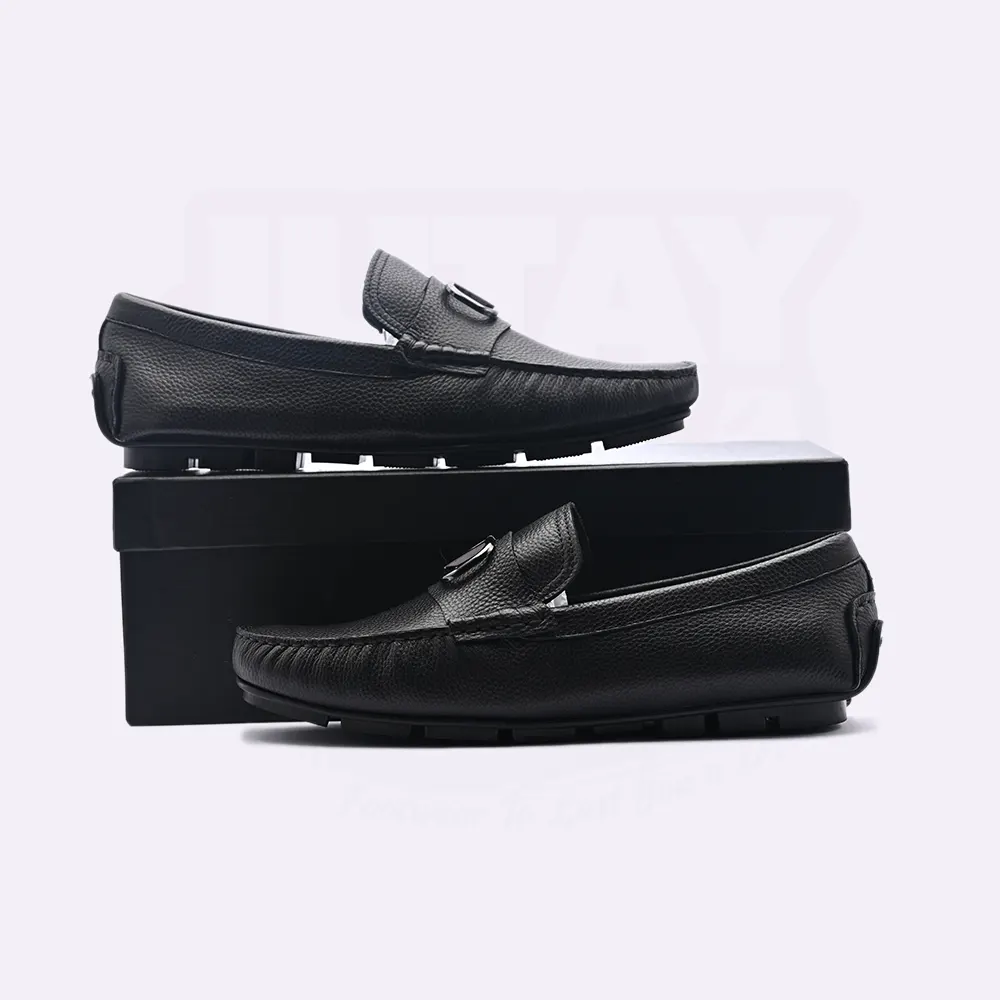 VALEN LEATHER LOAFER - BLACK (SA007) - Image 3